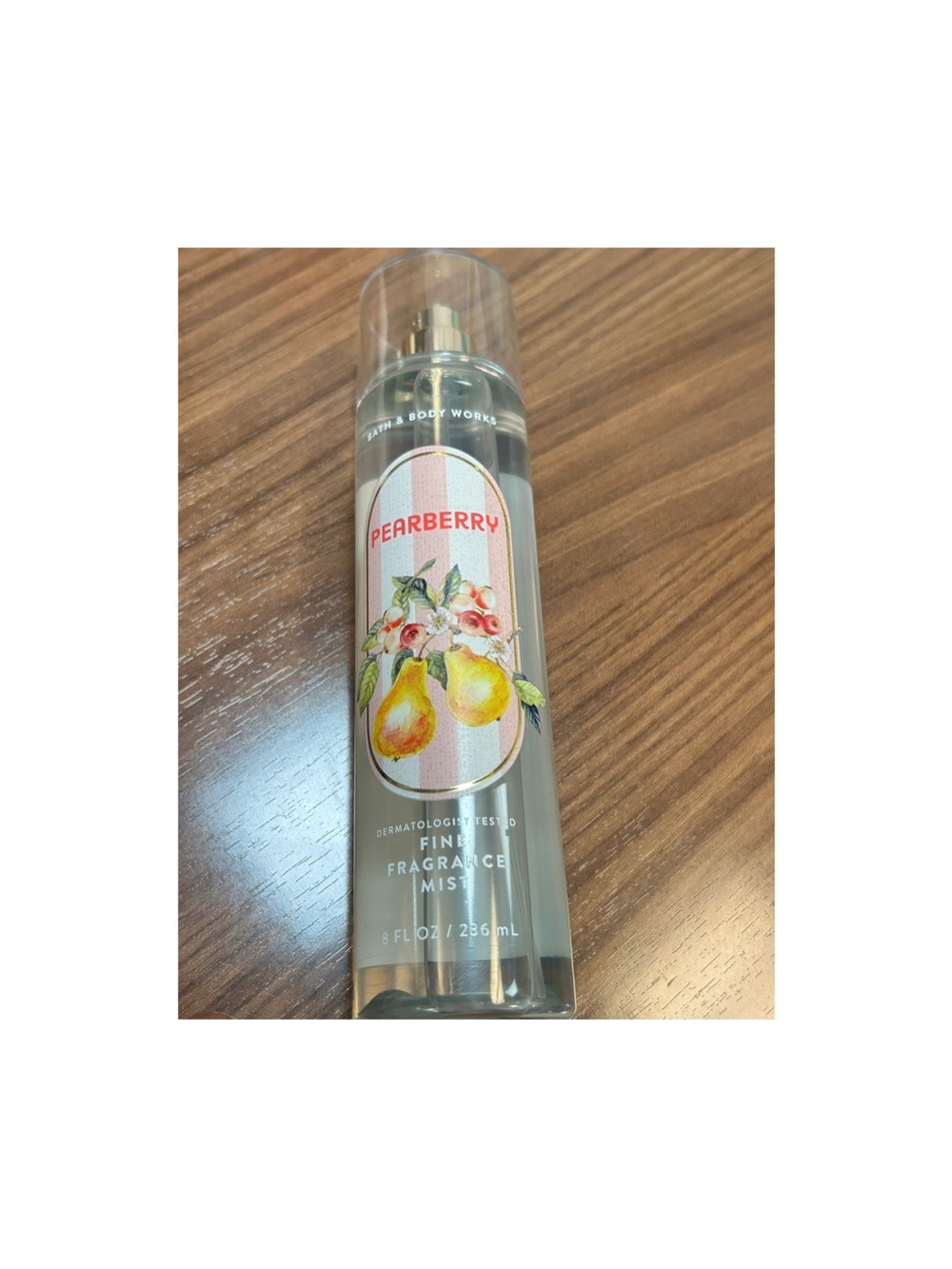 Bath & Body Works Pearberry Fine Fragrance Mist - Pink & Yellow Accents